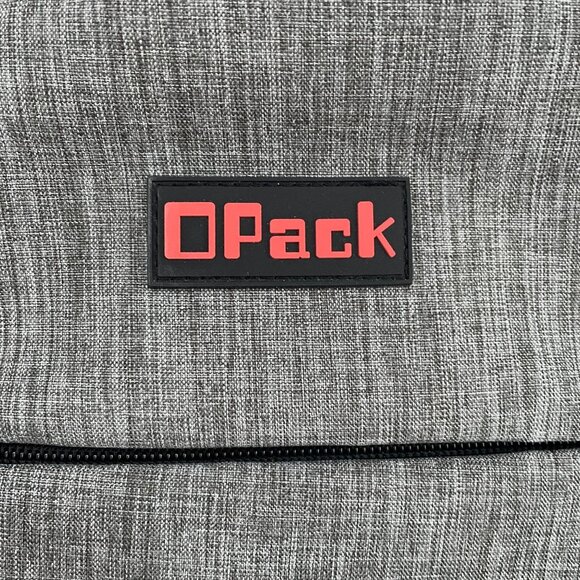 OPack Grey Laptop Backpack USB Port RFID Anti Theft Travel School Bag - Picture 9 of 9